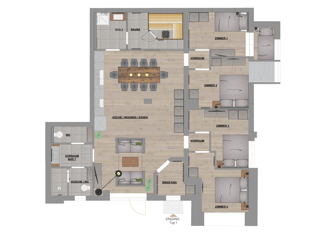 Chalet in Maria Alm am Steinernen Meer - KUCKUCK Hinterthal - Top 1